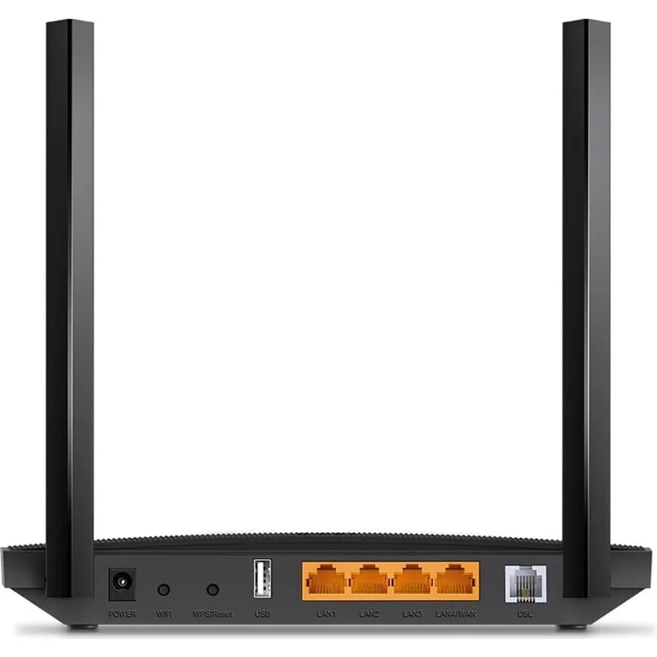 TP-Link Archer VR400 Modem Router bis zu 100 Mbps, Profil 30a, VDSL/FTTC/FTTS/ADSL, WLAN AC1200 Dual Band 2,4/5 GHz, Gigabit-Ports, TP-Link OneMesh Technologie, Schwarz – Bild 3