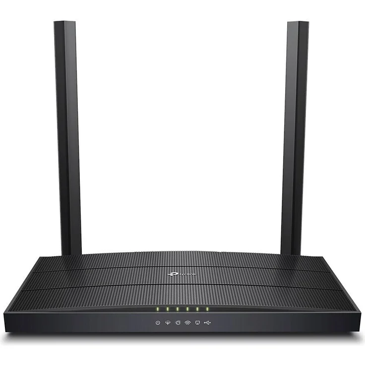 TP-Link Archer VR400 Modem Router bis zu 100 Mbps, Profil 30a, VDSL/FTTC/FTTS/ADSL, WLAN AC1200 Dual Band 2,4/5 GHz, Gigabit-Ports, TP-Link OneMesh Technologie, Schwarz – Bild 1
