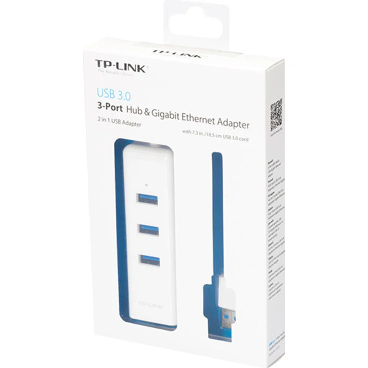 USB 3.0 to Gigabit Ethernet Network Adapter with 3Port USB 3.0 Hub 1 USB 3.0 connector 1 Gigabit Ethernet port 3 USB 3.0 ports 2 in 1 USB adapter – Bild 10