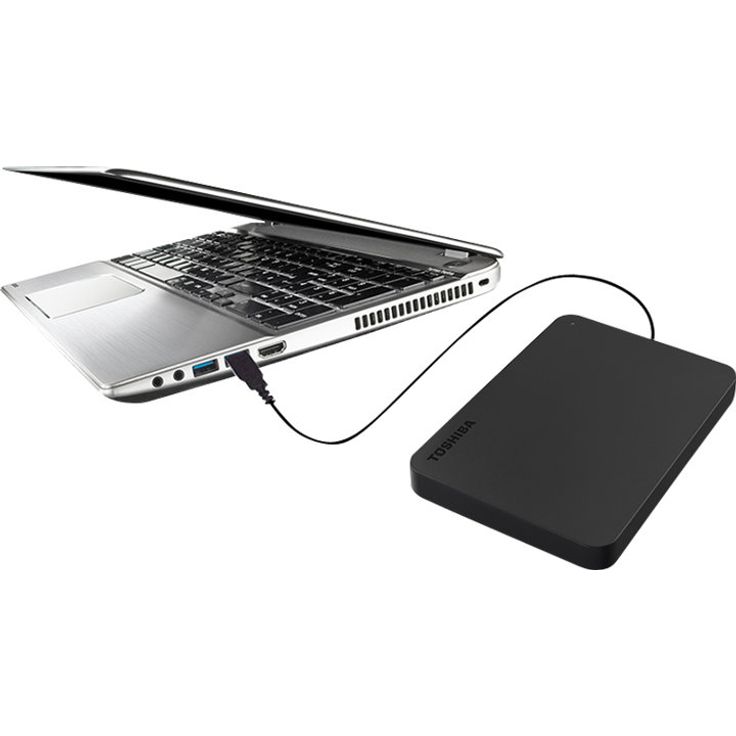 Toshiba Canvio Basics - Festplatte - 1 TB - extern (tragbar) - USB 3.0 - Schwarz (HDTB410EK3AA) – Bild 9
