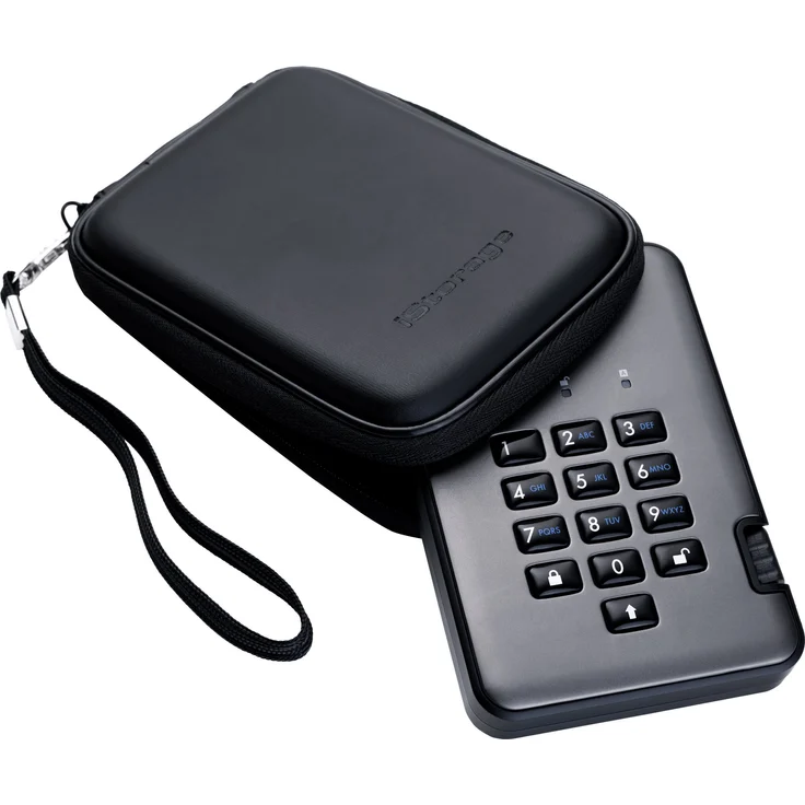 iStorage diskAshur PRO² - Solid-State-Disk - verschlüsselt - 256 GB - extern (tragbar) - USB 3.1 - FIPS 197, 256-bit SHA, 256-bit AES-XTS (IS-DAP2-256-SSD-256-C-G) – Bild 2