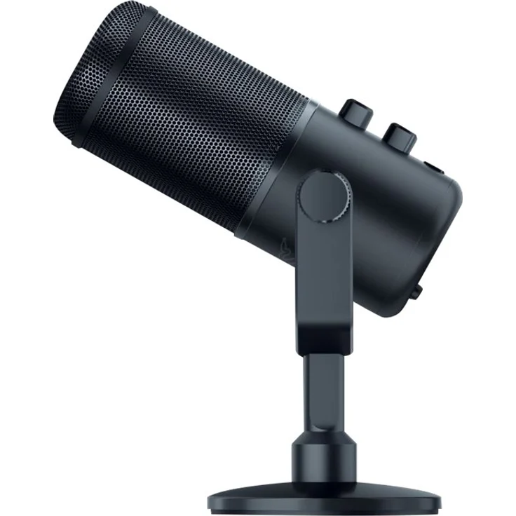 Razer Seiren Elite USB Kondensator-Mikrofon (für Streaming, Kompaktes Streamer Mikrofon mit integriertem Schockdämpfer und Superniere Aufnahmemuster) Schwarz – Bild 5