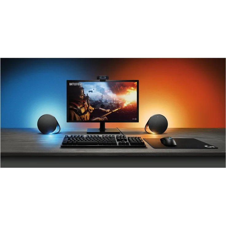 Logitech G560 Lightsync PC-Gaming-Lautsprecher (mit DTS:X Ultra Surround Sound und spielbasierter RGB-Beleuchtung) – Bild 2