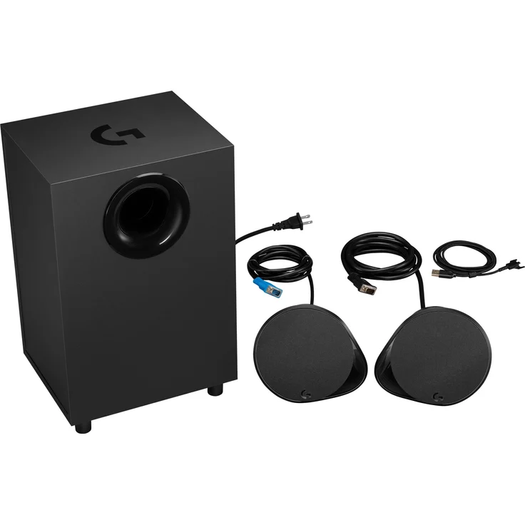 Logitech G560 Lightsync PC-Gaming-Lautsprecher (mit DTS:X Ultra Surround Sound und spielbasierter RGB-Beleuchtung) – Bild 6