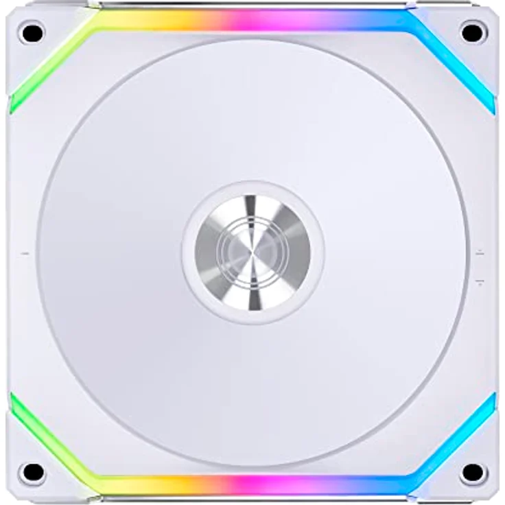 Lian Li PC Lüfter 140mm UNI FAN SL140 V2 RGB PWM - PC Fan - L-Connect 3-Software - 32 RGB-LEDs - Gehäuse Lüfter - RGB Lüfter 140mm - Gehäuselüfter 140mm - Lüfter PC - PC Lüfter RGB - Weiß – Bild 2