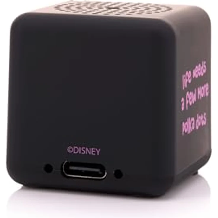 Bitty Boomers Disney Minnie Maus, Würfelförmiger Mini Bluetooth-Lautsprecher mit kraftvollem Sound, kompakt und tragbar – Bild 4