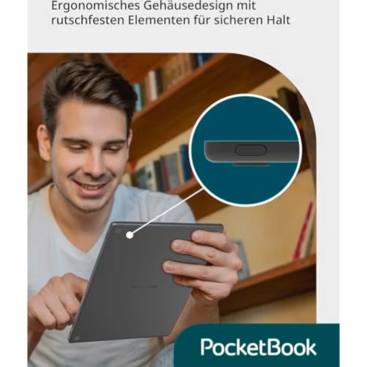 PocketBook InkPad One, 10,3 Zoll E-Book-Reader mit Smartlight, Bluetooth, Notizfunktion und mattschwarzer Oberfläche – Bild 4