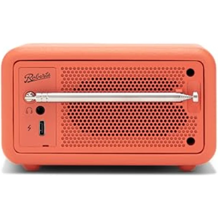 Roberts Radio Revival Petite 2 Dab+/FM/Bluetooth Radiowecker, tragbar in niedlichem Retro-Design, mit integriertem Akku und USB-C Aufladung – Bild 4