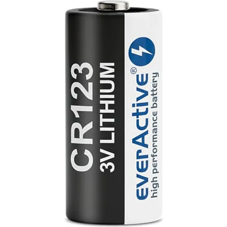 everactive CR123A Lithium Photo Batterie, 50er Pack, 3V, max. 1500mAh, ideale für Kamera und Taschenlampen