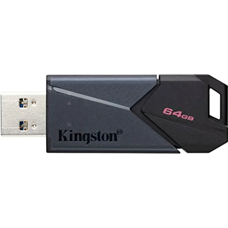Kingston DataTraveler Exodia Onyx DTXON/64GB Flash Drive 3.2 Gen 1 - mit schlanker, beweglicher Kappe, schwarz – Bild 4