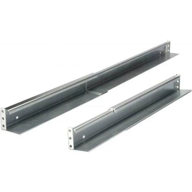 Equip Rack-Montageschienen, 800 bis 1000 mm Tiefe, Schwarz für Schrankmontage, 48.3 cm (19 Zoll)