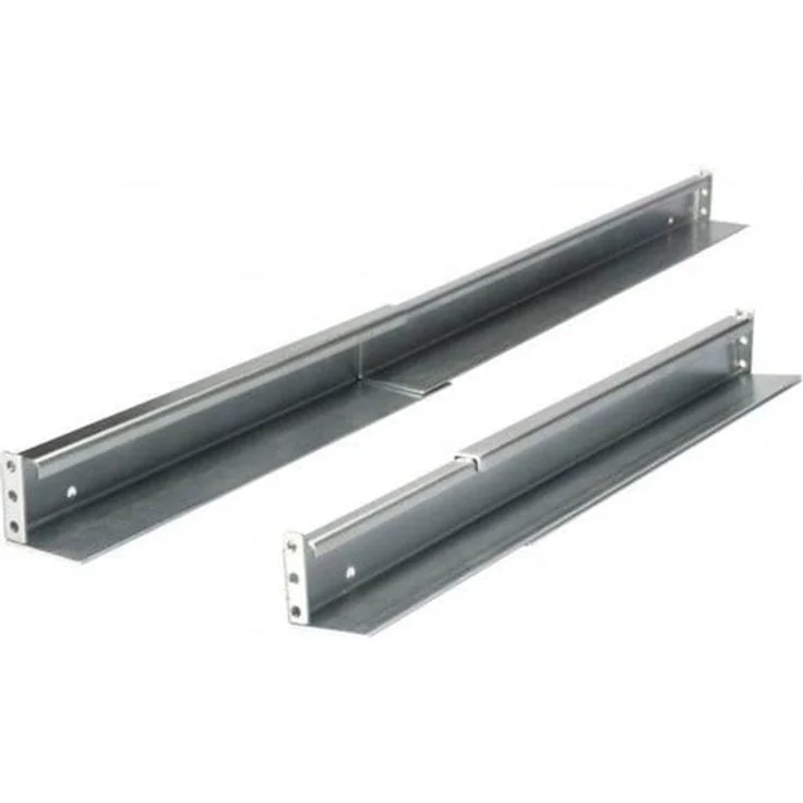 Equip Rack-Montageschienen, 800 bis 1000 mm Tiefe, Schwarz für Schrankmontage, 48.3 cm (19 Zoll)