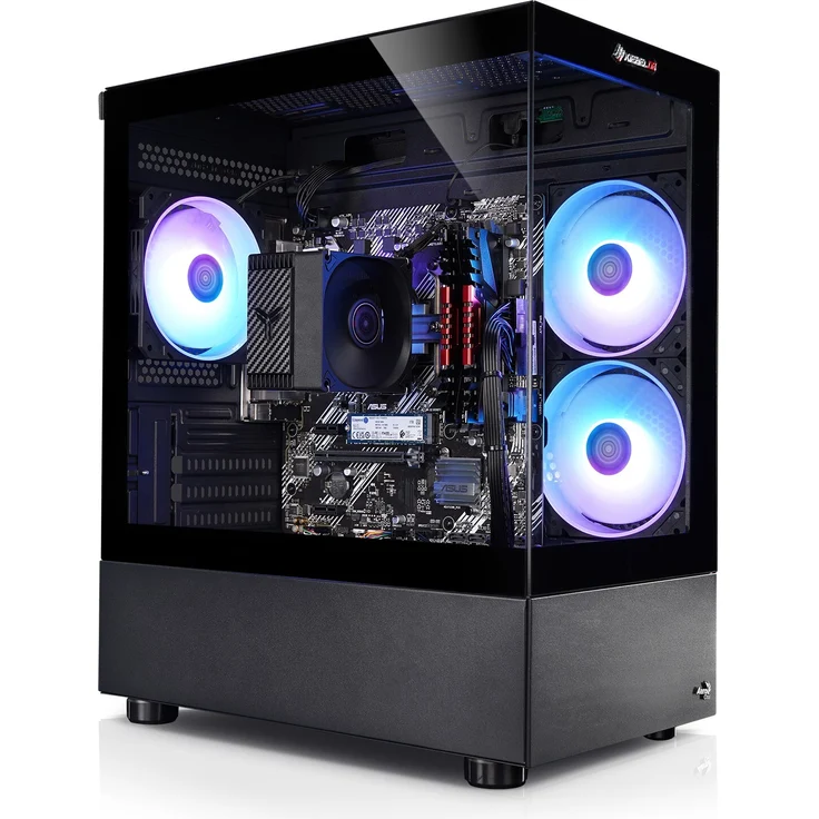 kiebel.de Gaming PC Allround AMD Ryzen 5 5600GT, 32GB DDR4, AMD Radeon Grafik, 1TB SSD, Windows 11, schwarz