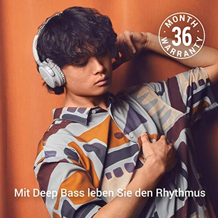 Energy Sistem Headphones Bluetooth Style 3 Stone Kabellose Kopfhörer (Bluetooth® 5.1, Deep Bass, HQ Voice Calls, Batterielaufzeit: 25 Stunden), Grau – Bild 5