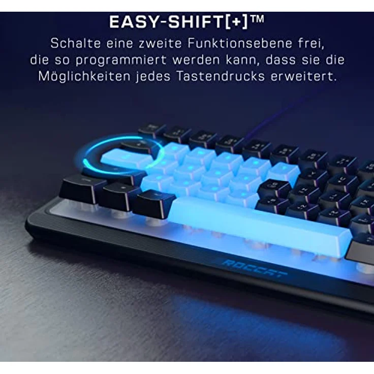 Roccat Magma Mini - RGB-Gaming-Tastatur in 60 Prozent Größe mit 5 programmierbaren Beleuchtungszonen, Tasten-Switches mit Membran, programmierbaren Zweitfunktionen, Anti-Ghosting, Spritzschutz – Bild 5