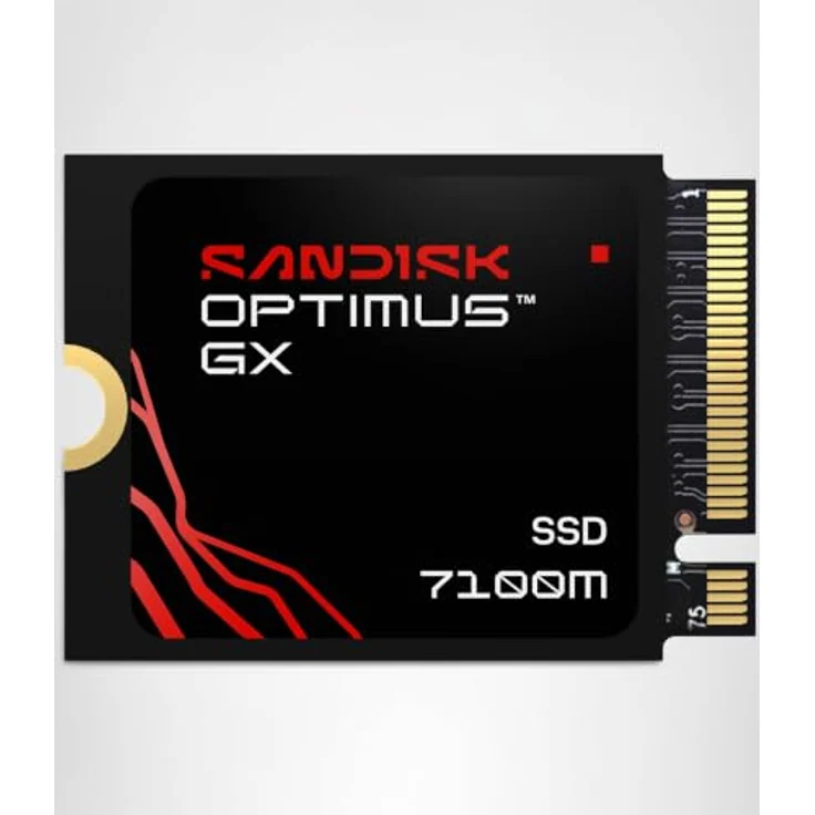 SANDISK Optimus™ 7100M NVMe™ Festplatte, 1 TB SSD PCIe 4.0, interne M.2 2230 für Gaming – Bild 8