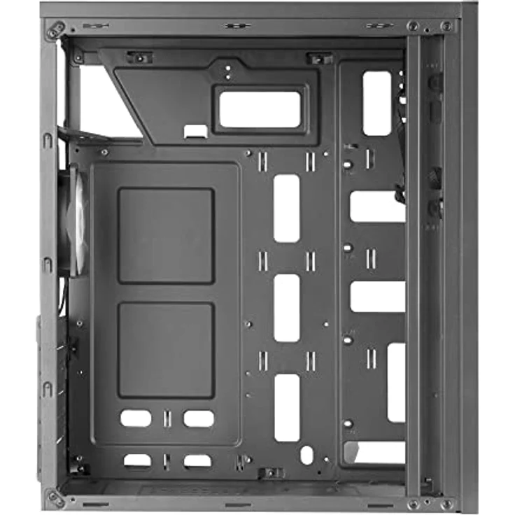 TACENS 2ALUX, PC Semitower ATX Gehäuse, 12cm Lüfter, Ultraleicht Stahl, Schwarz – Bild 5