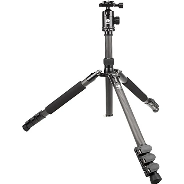 SIRUI ET-2204-E-20 Easy Traveler Dreibeinstativ mit E-20 Kopf (Carbon, Höhe: 144 cm, Gewicht: 1, 37kg, Belastbarkeit: 12kg) mit Tasche und Gurt – Bild 4