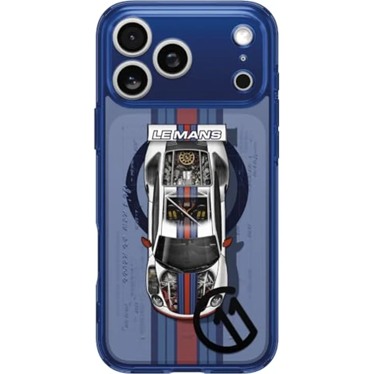 Spigen iPhone 17 Pro Hülle Ultra Hybrid MagFit c11 Edition, 3D-Raumeffekt durch Hexa Layer Druck, kompatibel mit MagSafe Zubehör - Le Mans – Bild 2