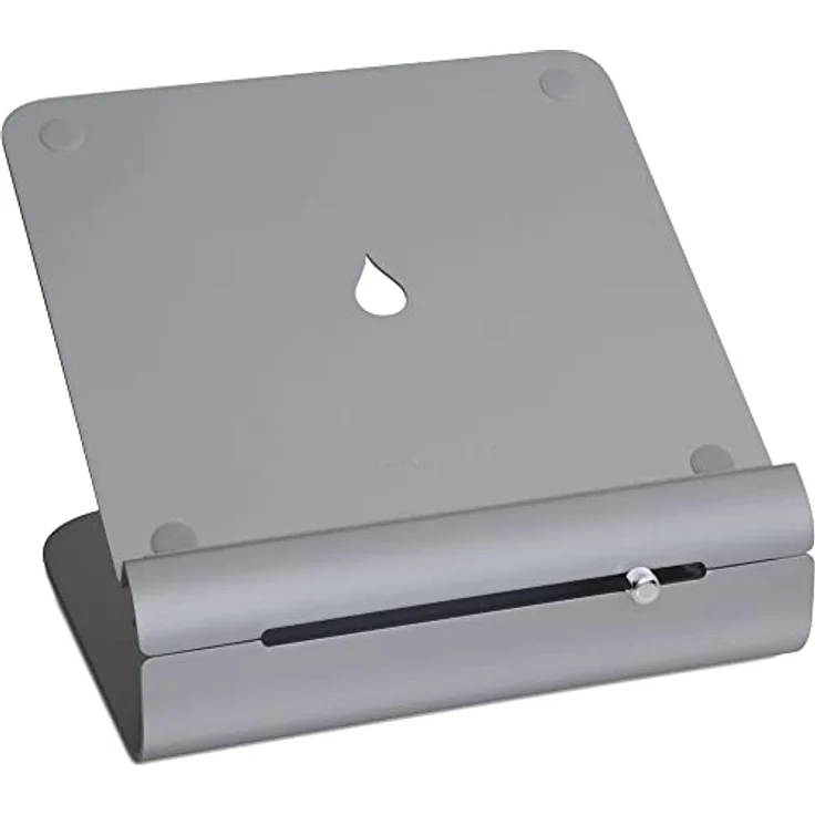 Rain Design iLevel2 Adjustable Height Laptop Stand, ergonomische Notebookhalterung in Space Gray mit höhenverstellbarem Slider und Kühlfunktion – Bild 1