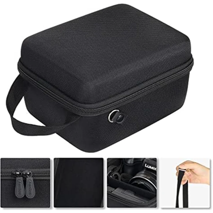 Aenllosi Hart Tasche für Panasonic Lumix FZ80D/FZ72/FZ82/FZ83, Stoßfest, Staub- und Wasserresistent, Innengröße 17*14*10CM – Bild 2