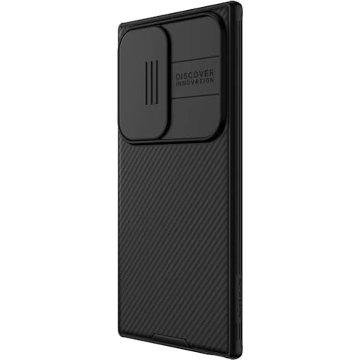 Nillkin CamShield Pro Series Schutzhülle für Samsung Galaxy S24 Ultra, Schwarz - Kameraschutz, Kabelloses Laden, Rutschfestes Design – Bild 3