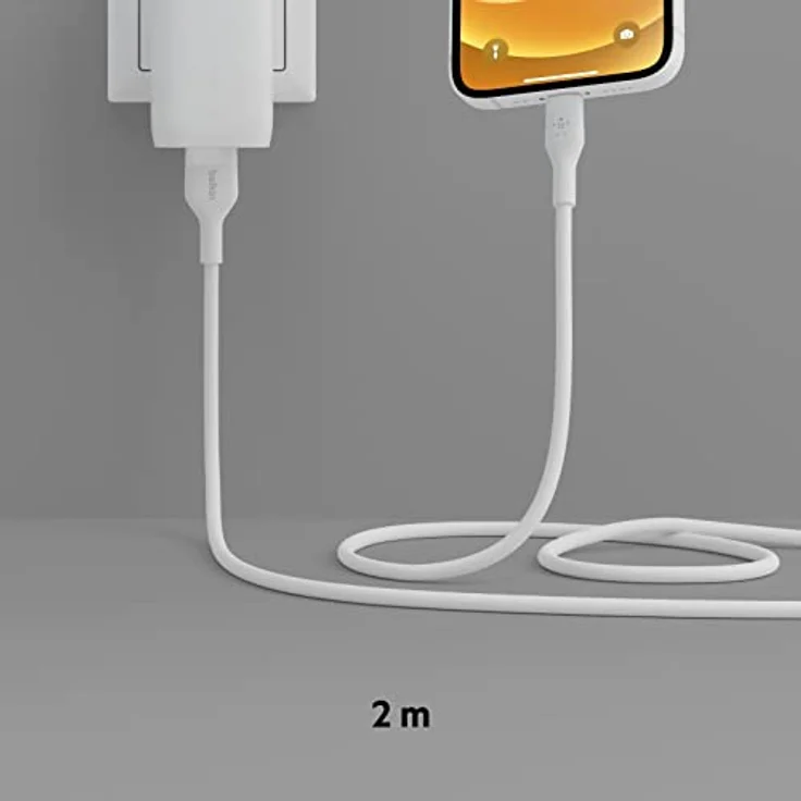 Belkin Flex Lightning-USB-A, Apple zert., 2m, weiß – Bild 7