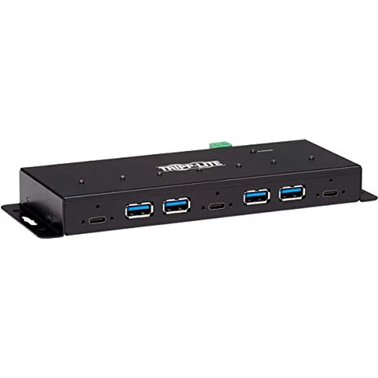 TrippLite by Eaton Industrieller 7-Port USB-C Hub, USB 3.x Gen 2 (10Gbps), 4X USB-A & 3X USB-C Ports, 15Kv ESD Immunität, 2Kv Überspannungsschutz - Preisvergleich