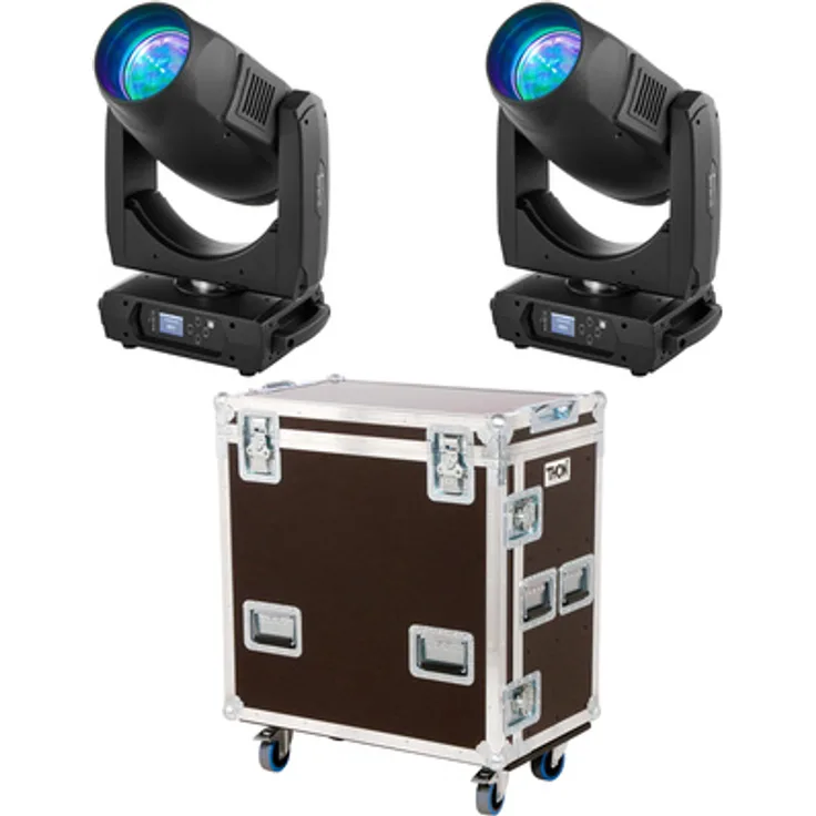 Stairville BSW-350 LED Case Bundle 2, 2er Set mit Thon Case 2in1 Touring