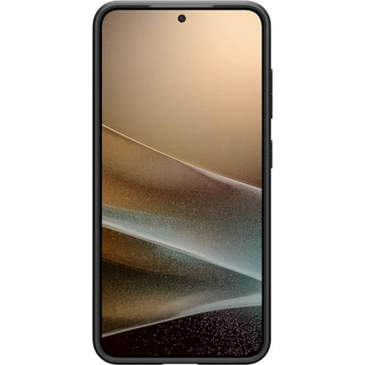 Spigen Liquid Air Hülle Kompatibel mit Samsung Galaxy S25 -Schwarz Gemustertes TPU, Air Cushion Technologie, Eckschutz, Spider Web - Handyhülle – Bild 4