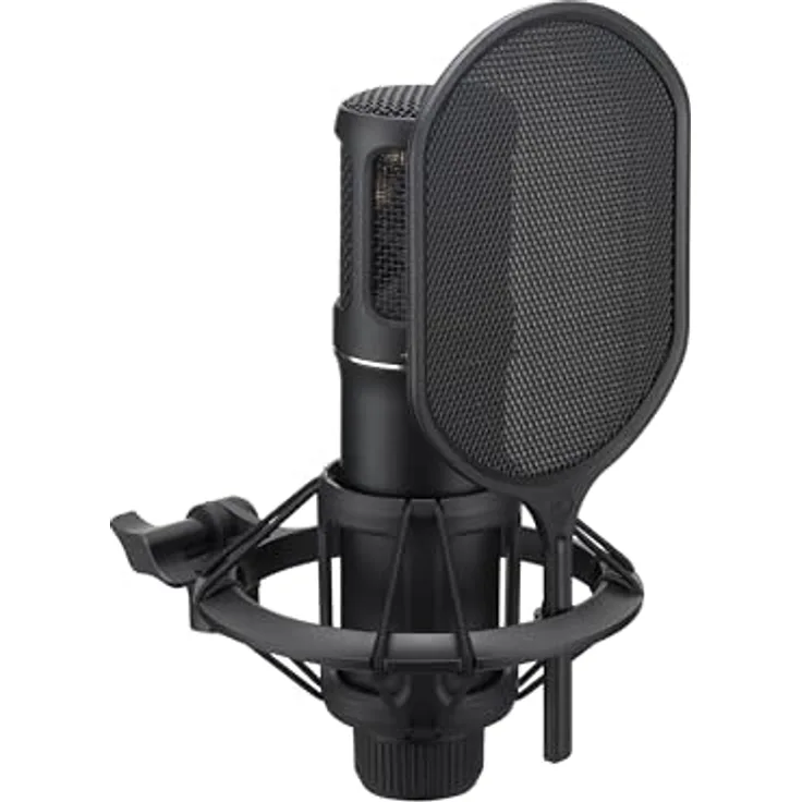 Yamaha YCM705 B, 1” Großmembran Kondensatormikrofon mit Niere, 20 Hz - 20 kHz, 140 dB max. SPL, schwarz