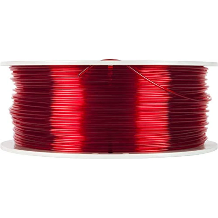 Verbatim PET-G-Filament 3D-Druck, 2,85mm, 1kg, Polyethylenterephthalat-Glykol-Filament zur Materialextrusion, für 3D-Drucker & 3D-Stift, 3D-Drucker-Filament aus PET-G, rot-transparent – Bild 3