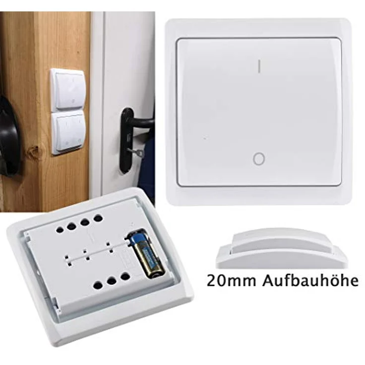 Funk Starter-Set No.2 Pilota Casa Wandschalter + UP Empfänger, 433,92Mhz – Bild 3