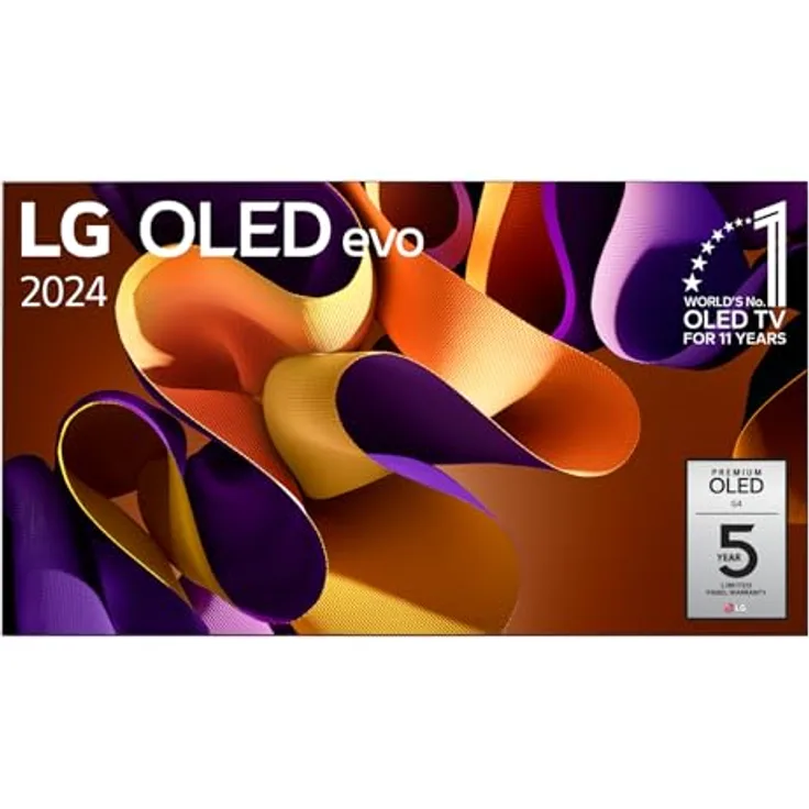 LG OLED55G48LW TV 55" (139 cm) OLED evo Fernseher (α11 4K AI-Prozessor, Dolby Vision, bis zu 120Hz) [Modelljahr 2024], Schwarz