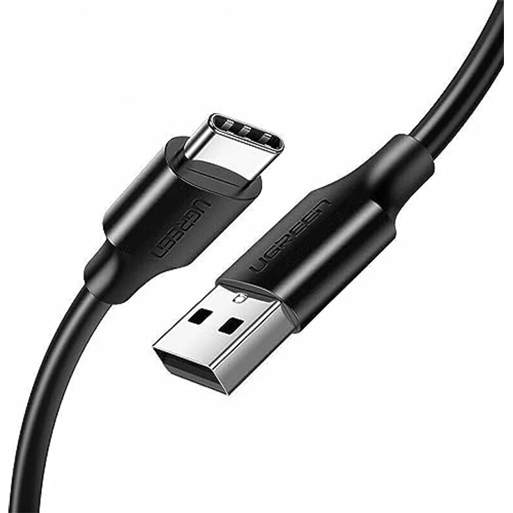 Ugreen 60118 USB-Kabel 2 m, USB 2.0, USB-C zu USB-A, Schwarz, schnelles Laden und Datenübertragung, langlebig – Bild 2