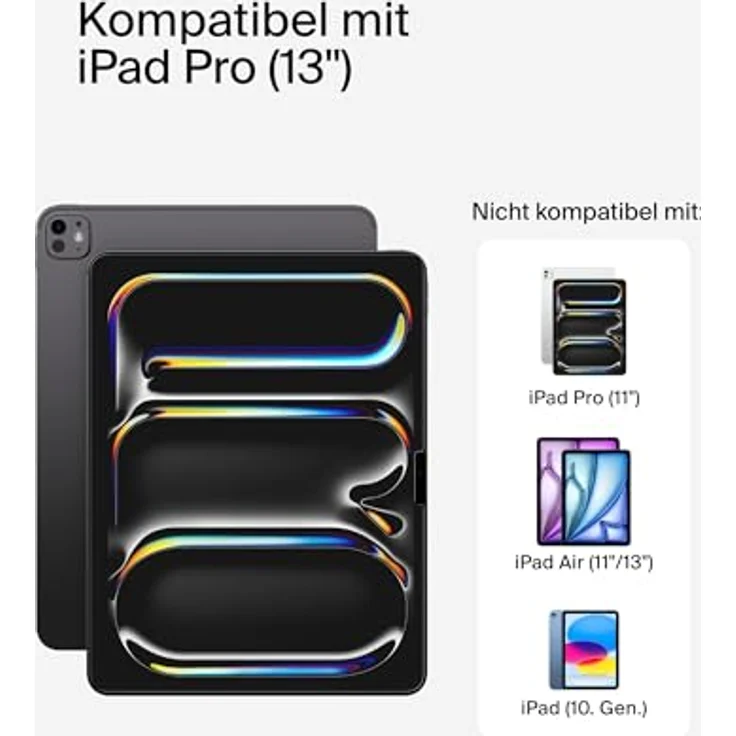 Belkin ScreenForce TemperedGlass Displayschutzfolie für iPad Pro 13", 9H Härtegrad, 0,33 mm dünn, kratzfest, einfache Anbringung in kristallklar – Bild 2