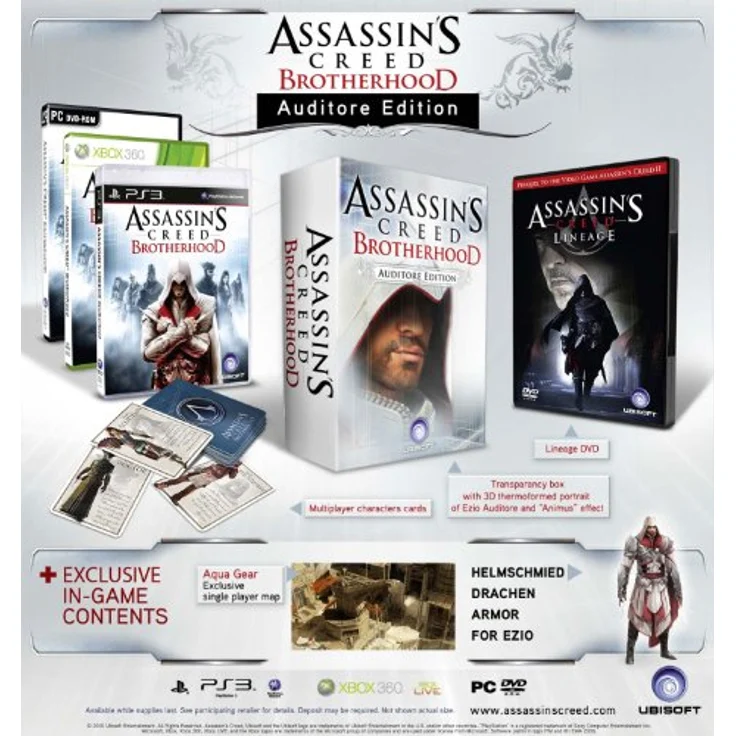 Assassin's Creed - Brotherhood (Limited Auditore-Edition) (PS3) – Bild 3