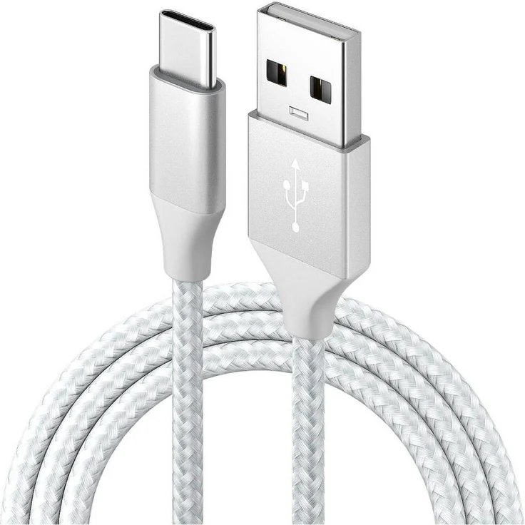 Kevin Frotscher Schnellladekabel 1 Meter USB Typ-C, für Samsung Galaxy S22/S23/S24 Ultra, iPhone 17/16/15 Pro Max, Data Transfer, weiß