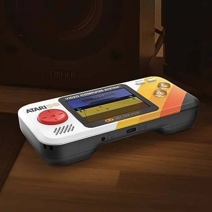 ATARI Pocket Player Pro, tragbare Konsole mit legendären Spielen, schwarz – Bild 5