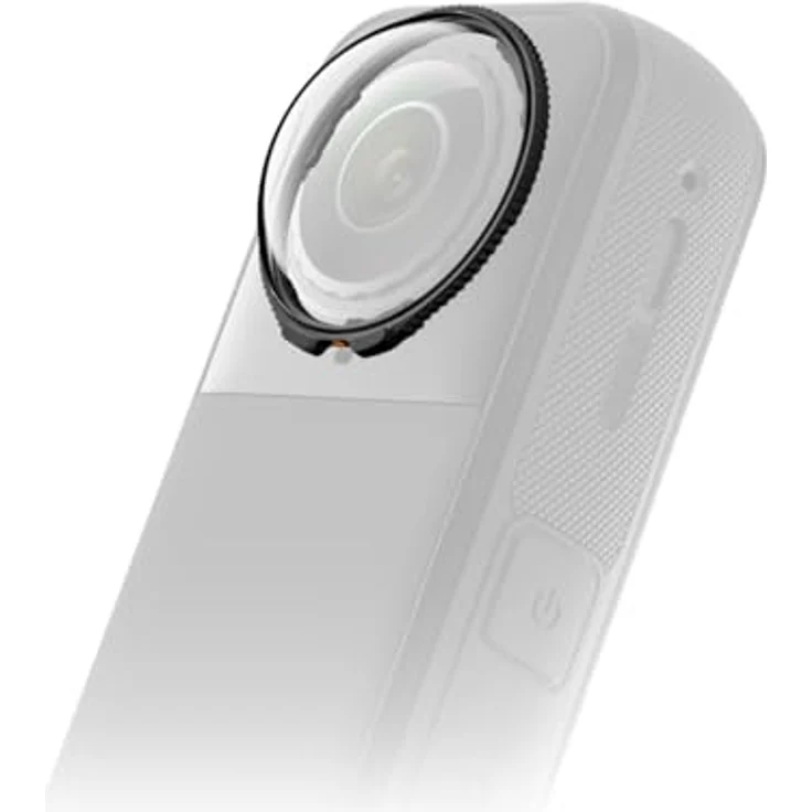 Insta360 X5 Premium Lens Guards, Mehrschichtiges 10H gehärtetes Glas mit vollständiger Transparenz für optimale Bildqualität – Bild 2