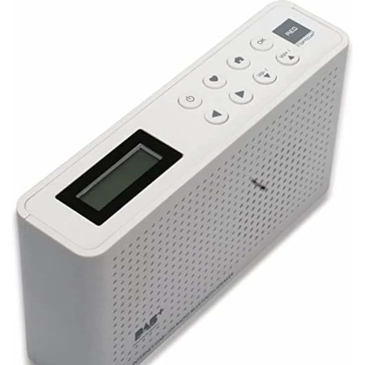 Red Opticum TON4 DAB+, Internet, UKW Radio weiß mit Bluetooth Funktion, WLAN, 2 zeiliges Display, Kopfhörerausgang – Bild 2