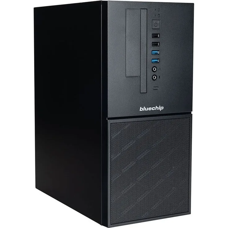 bluechip BUSINESSline T3300, Desktop-PC mit Intel® Core™ i3-14100, 16 GB DDR5 RAM, 500 GB NVMe SSD, Windows 11 Pro, Mini-Tower, Schwarz