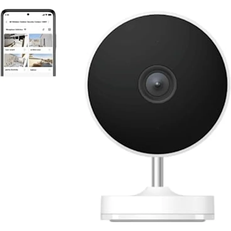 Xiaomi Outdoor Camera AW200 Weiß, Nachtsicht in Farbe, Wasser- und staubdicht, Bewegungserkennung, Lautsprecher bis zu 5 Meter