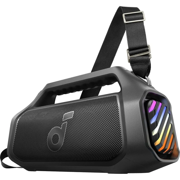 Anker Soundcore Boom 2 Plus, tragbarer Bluetooth-Lautsprecher, schwarz