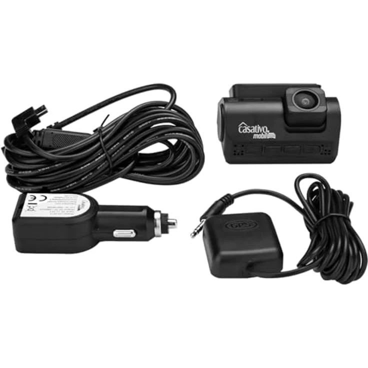 Casativo Dashcam 4K-UHD KFZ mit GPS, Nachtsicht in Farbe, Sony Farbsensor, G-Sensor, WDR, WLAN & App, Farbdisplay, 140° – Bild 7