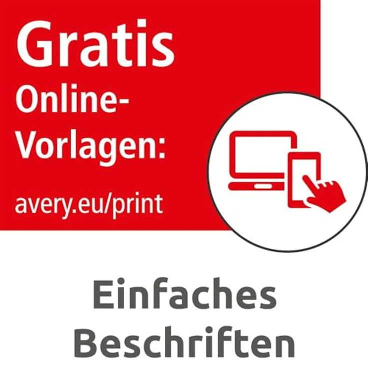 Avery Zweckform Aktenordner Avery Zweckform Farbige Ordneretiketten für Ordner, selbstklebend, DIN A4, grün – Bild 5