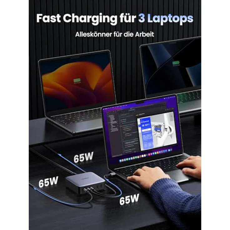 UGREEN 2USB-A+4USB-C 200W Desktop Fast Charger – Bild 4