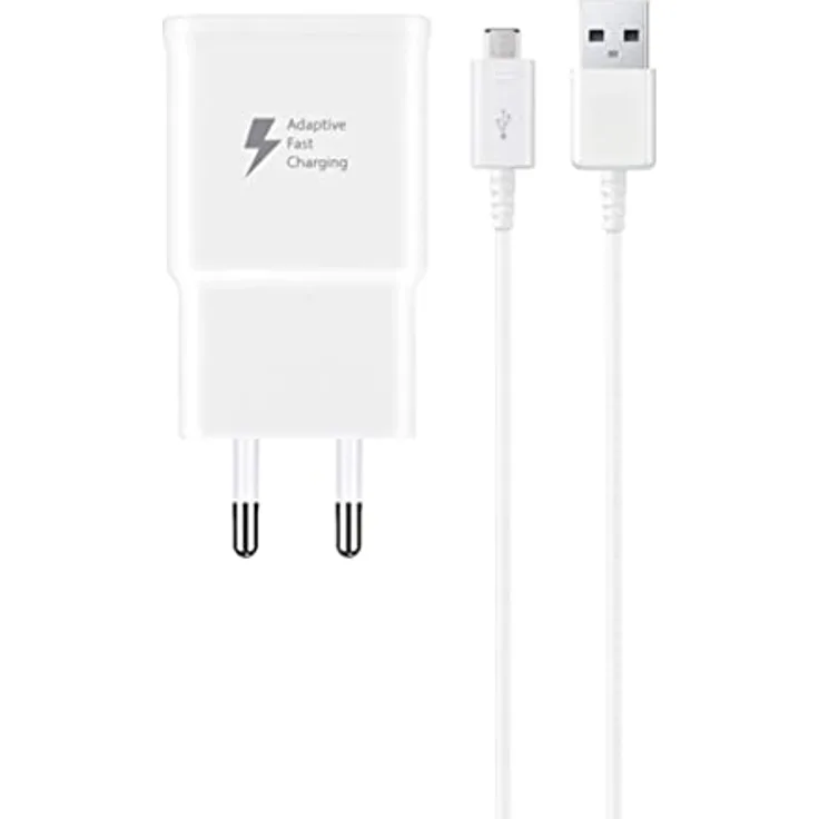 Ventarent Device Refreshing + Leasing Adapter 15W + Ladekabel Micro USB Kompatibel Mit Samsung Galaxy S3 S4 S5 S6 S7 Edge Note 3 Weiß