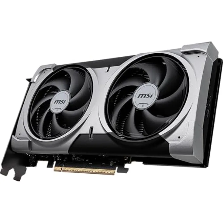 MSI GeForce RTX 5060 Ti 16G Ventus 2X OC Plus, 16GB GDDR7 Grafikkarte mit Boost bis 2602 MHz, HDMI 2.1b, DisplayPort 2.1b, Extra Core-Pipes