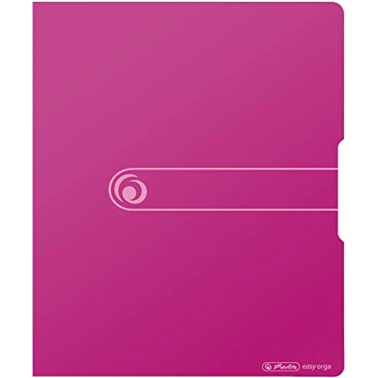 Herlitz Aktenordner Herlitz Ringbuch / DIN A4 / 25mm Füllhöhe / aus PP / Farbe: opak beere – Bild 2